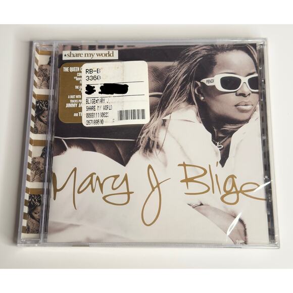 Mary J. Blige – Share My World Brand New Sealed CD 1997 MCA Records, MCAD-11606 - Picture 3 of 5